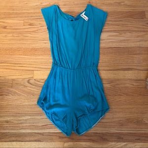 Mimi Chica Teal Romper